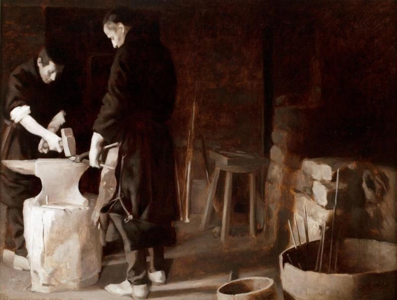 Due uomini all'incudine - New Britain Museum of American Art